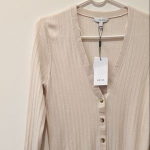 NWT REISS cardigan - v neck - neutral ✨